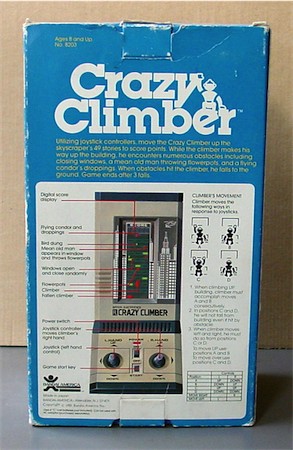 Electronic Plastic: BANDAI Crazy Climber (1981)